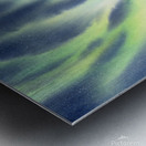 Aurora borealis Metal print