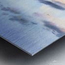 Sea and pink clouds Metal print