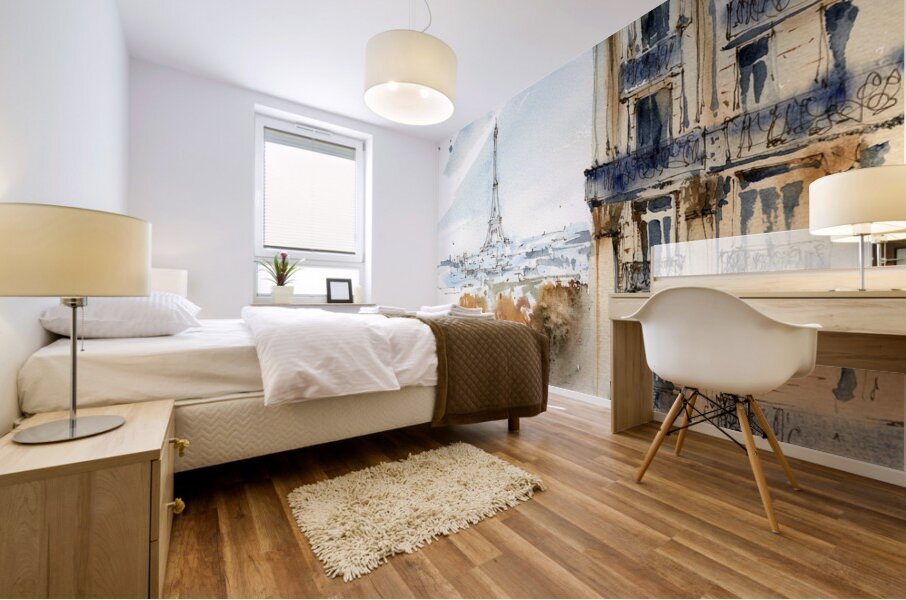 Autumn Paris Mural print