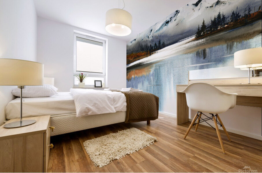 Mountain Lake 3 Mural print