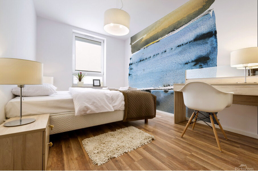 Abstract sea beach 4 Mural print
