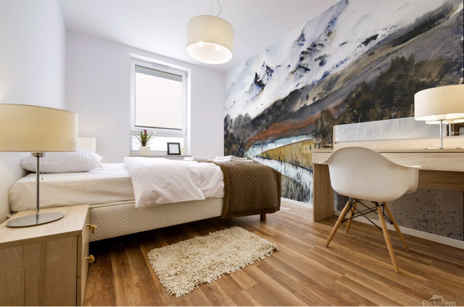 Mountainscape 2 Mural print