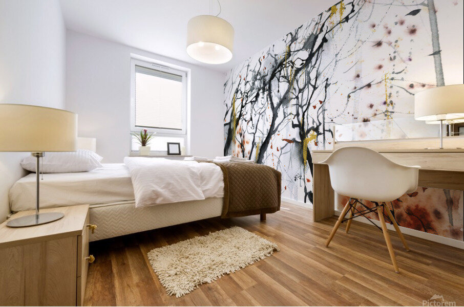 Autumn tree Mural print