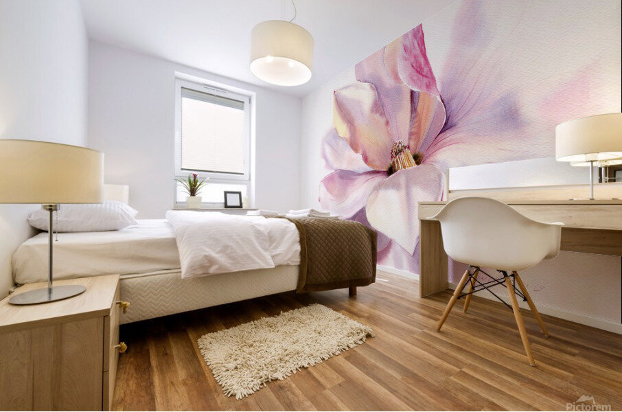 Magnolia flower Mural print