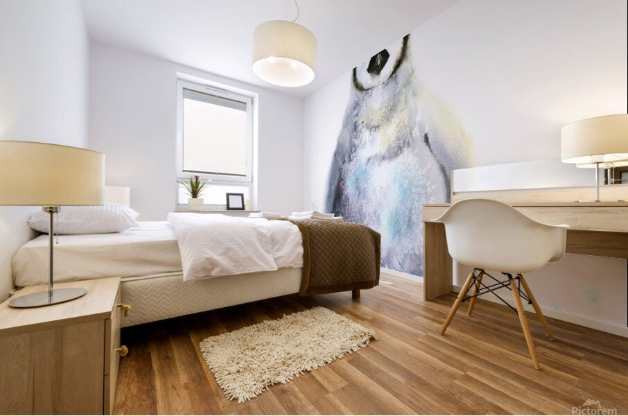 Baby penguin Mural print