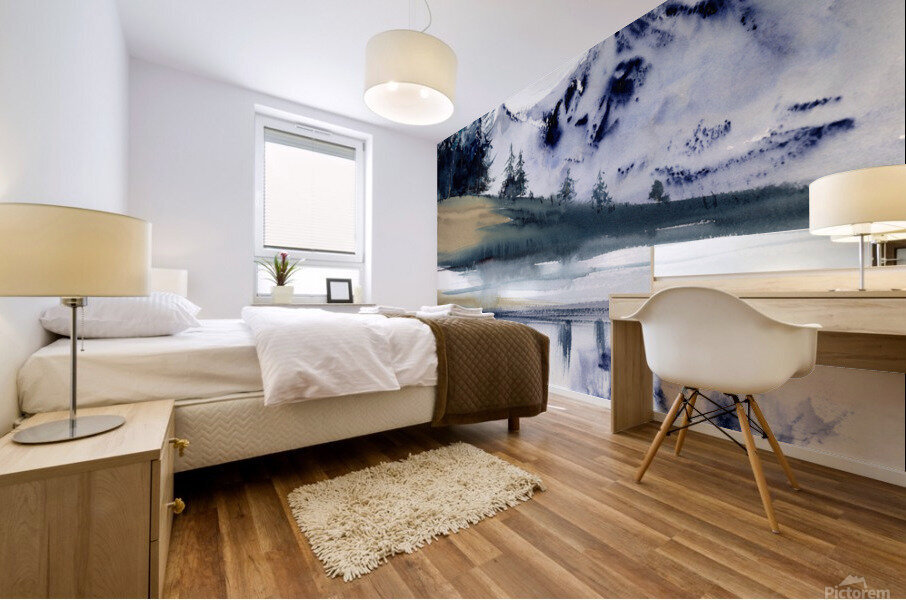 Blue mountains 3 Mural print