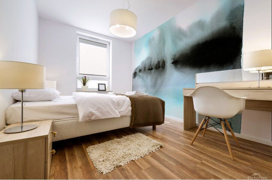 Turquoise Mist Mural print