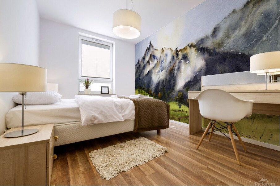 Arkhyz Spring Mural print