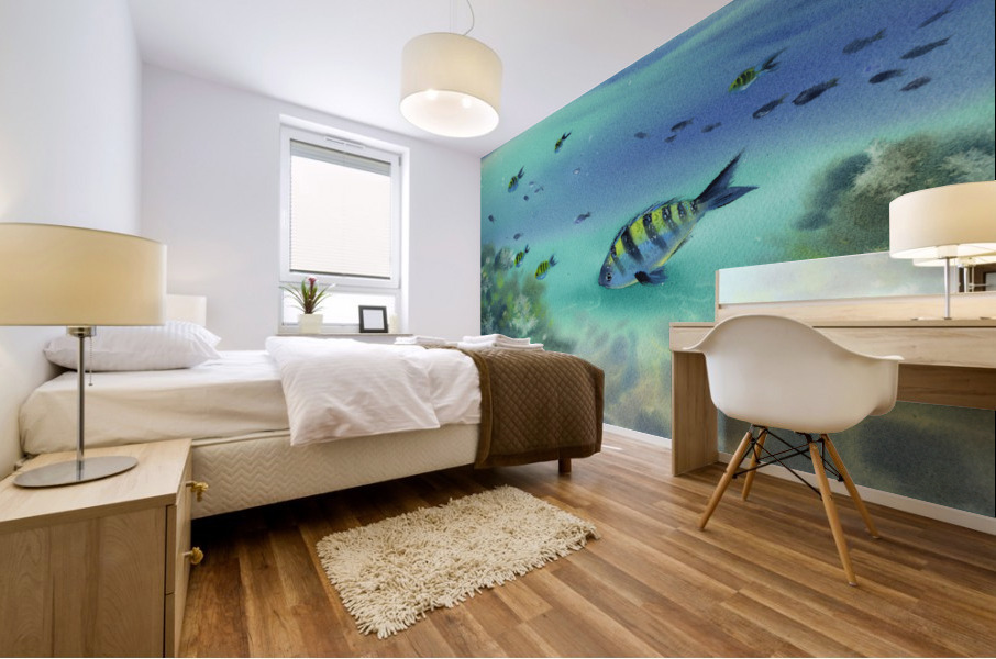 Undersea world Mural print
