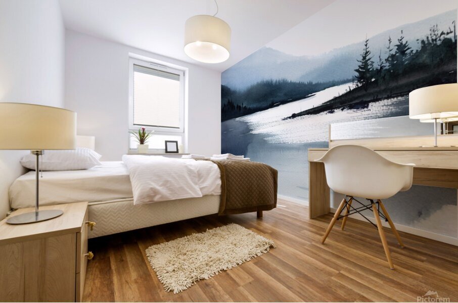 Misty Mountain 1 Mural print