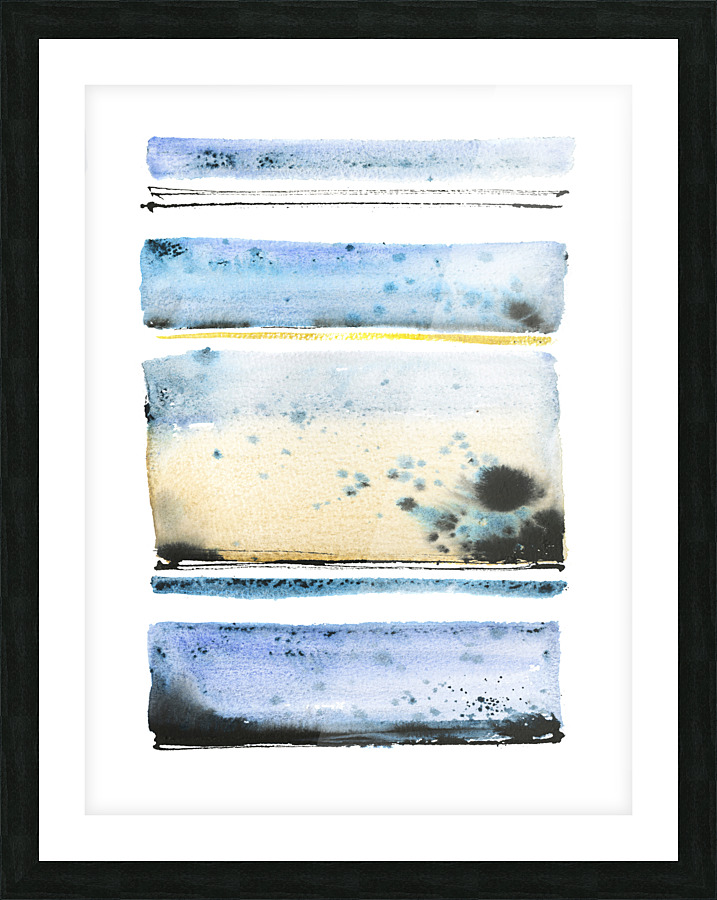 Abstract sea beach 3 Picture Frame print