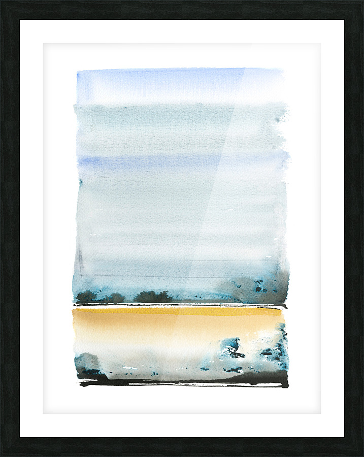 Abstract sea beach 8 Picture Frame print