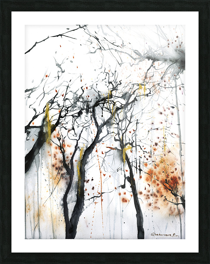 Autumn tree Picture Frame print