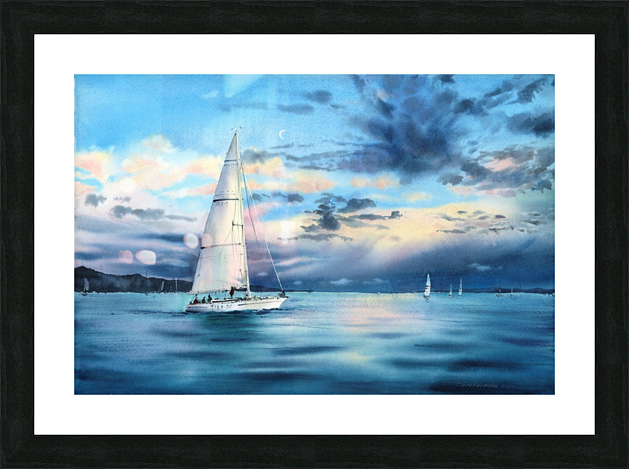 Fair winds Picture Frame print