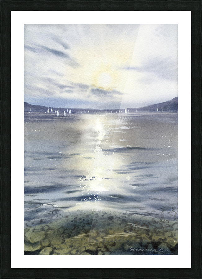 Solar path Picture Frame print