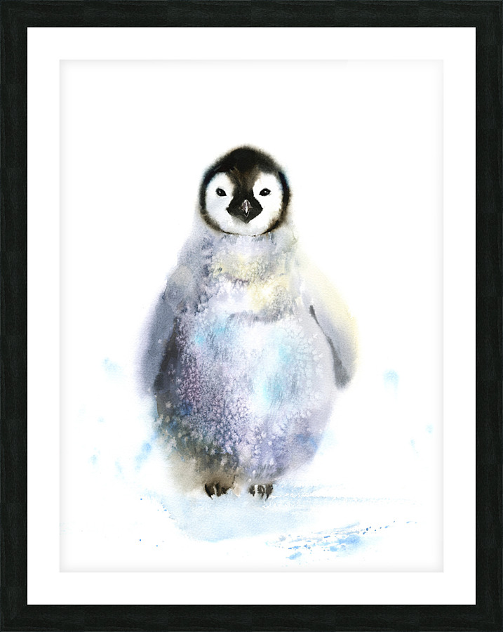 Baby penguin Picture Frame print