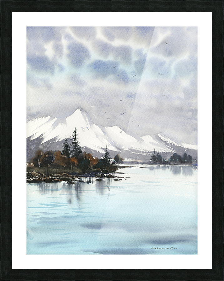 Mountain 1 Picture Frame print