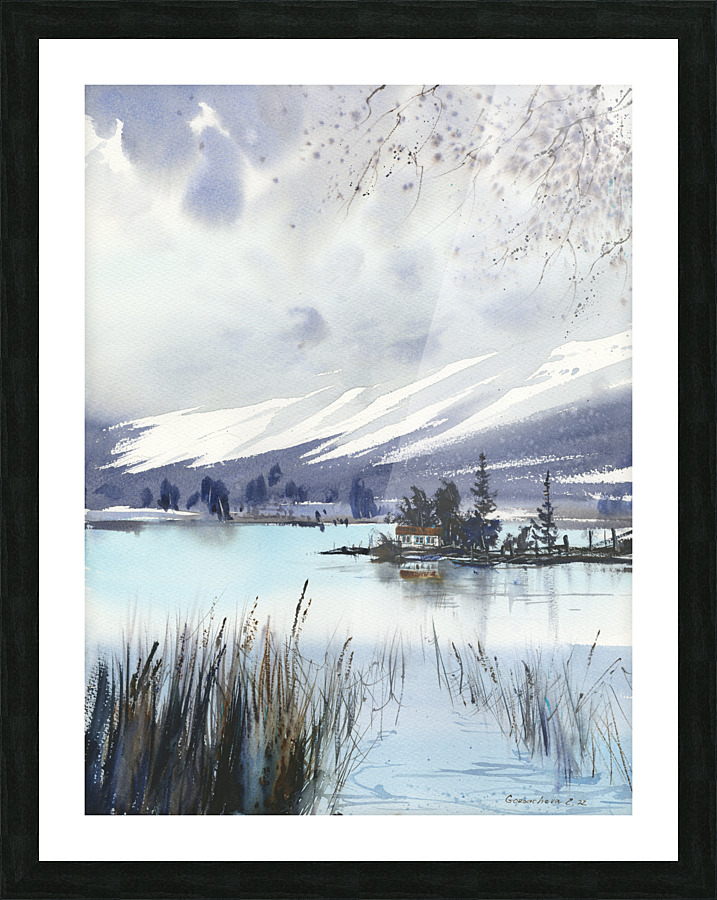 Mountain 2 Picture Frame print