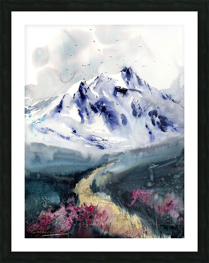Blue mountains 2 Picture Frame print
