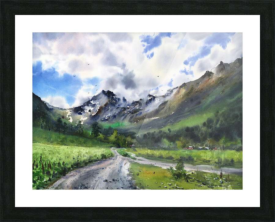 Mount Arkhyz 4 Picture Frame print