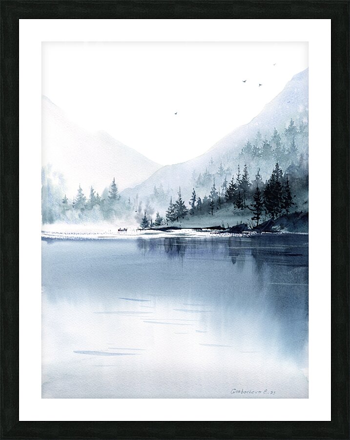 Misty Mountain 3 Picture Frame print