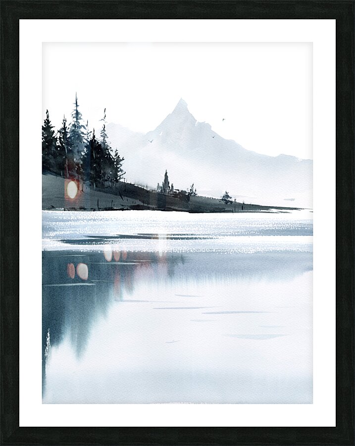 Misty Mountain 2 Picture Frame print