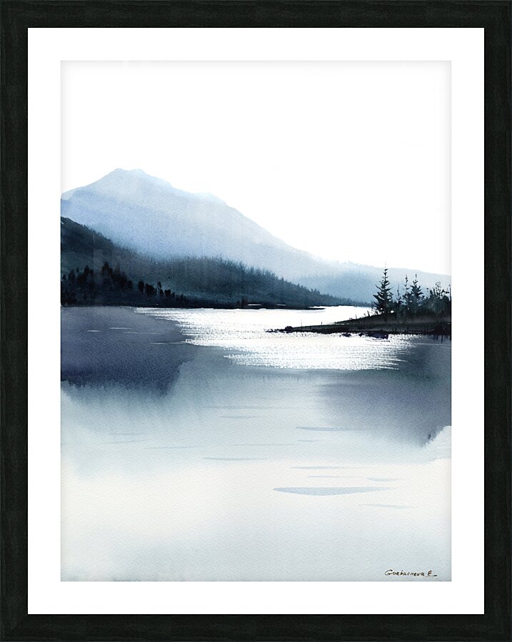 Misty Mountain 1 Picture Frame print