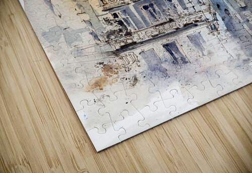 Parisian streets Eugenia Gorbacheva puzzle
