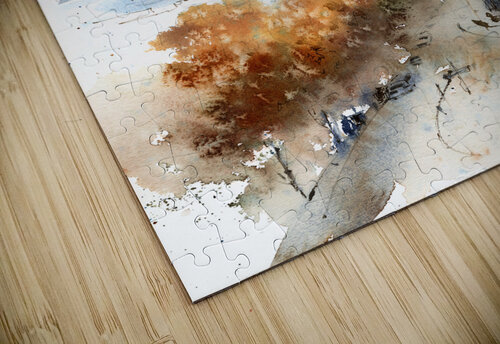 Autumn Paris Eugenia Gorbacheva puzzle