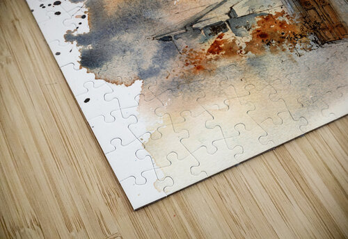 Parisian street Eugenia Gorbacheva puzzle
