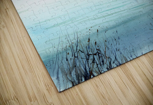 Turquoise mountain lake Eugenia Gorbacheva puzzle