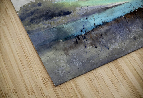 Turquoise mountain river Eugenia Gorbacheva puzzle
