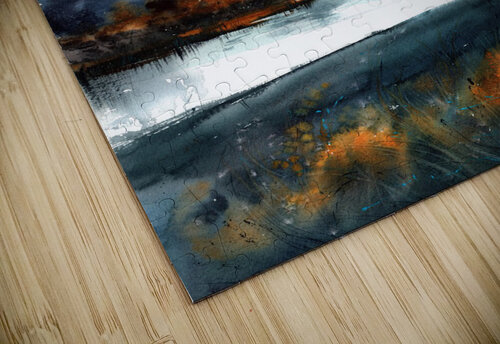 Fall mountain river 2 Eugenia Gorbacheva puzzle