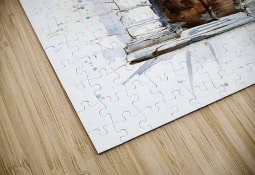 Old door Eugenia Gorbacheva puzzle