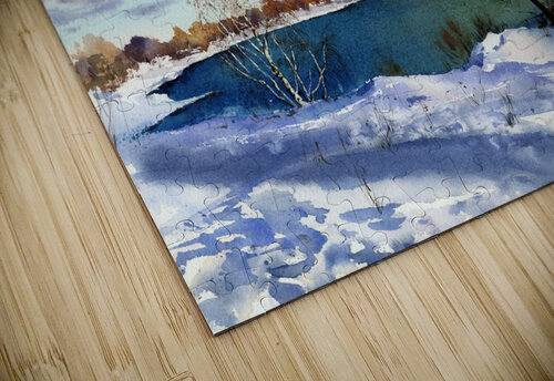 Freezing lake Eugenia Gorbacheva puzzle