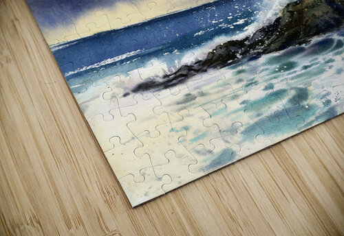 Waves and rocks 2 Eugenia Gorbacheva puzzle