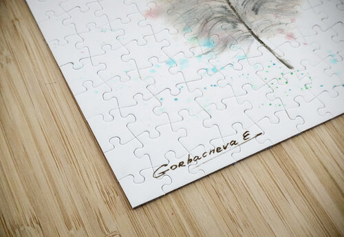 Two feathers Eugenia Gorbacheva puzzle