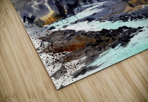 Turquoise river Eugenia Gorbacheva puzzle