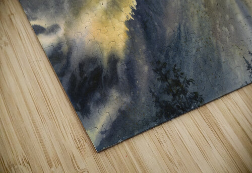 Sun and mountains Eugenia Gorbacheva puzzle