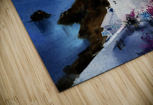 Santorini Sunset Greece Eugenia Gorbacheva puzzle