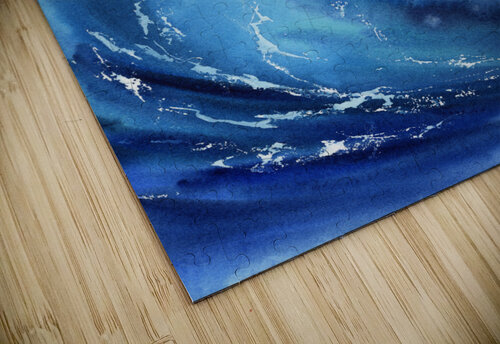 Watercolor wave Eugenia Gorbacheva puzzle