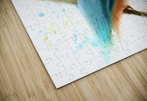 Kingfisher Blue Bird Eugenia Gorbacheva puzzle
