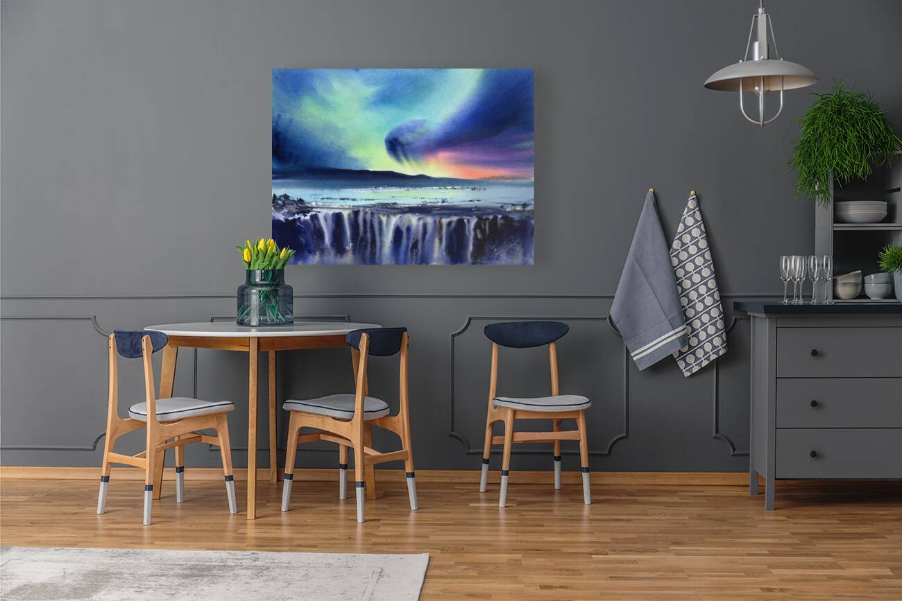 Icelandic Waterfall Reproduction
