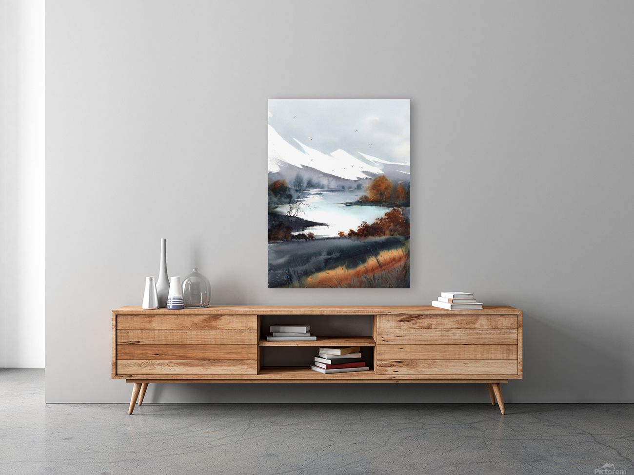 Fall mountain river 1 Reproduction
