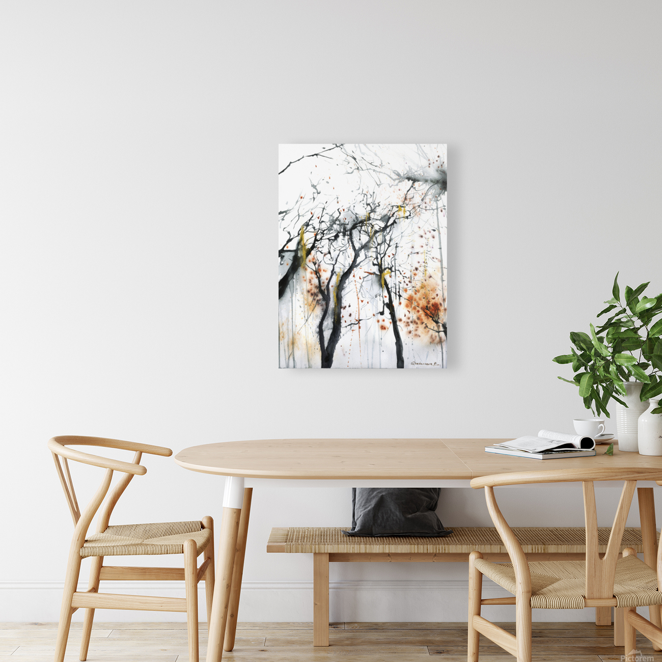 Autumn tree Reproduction