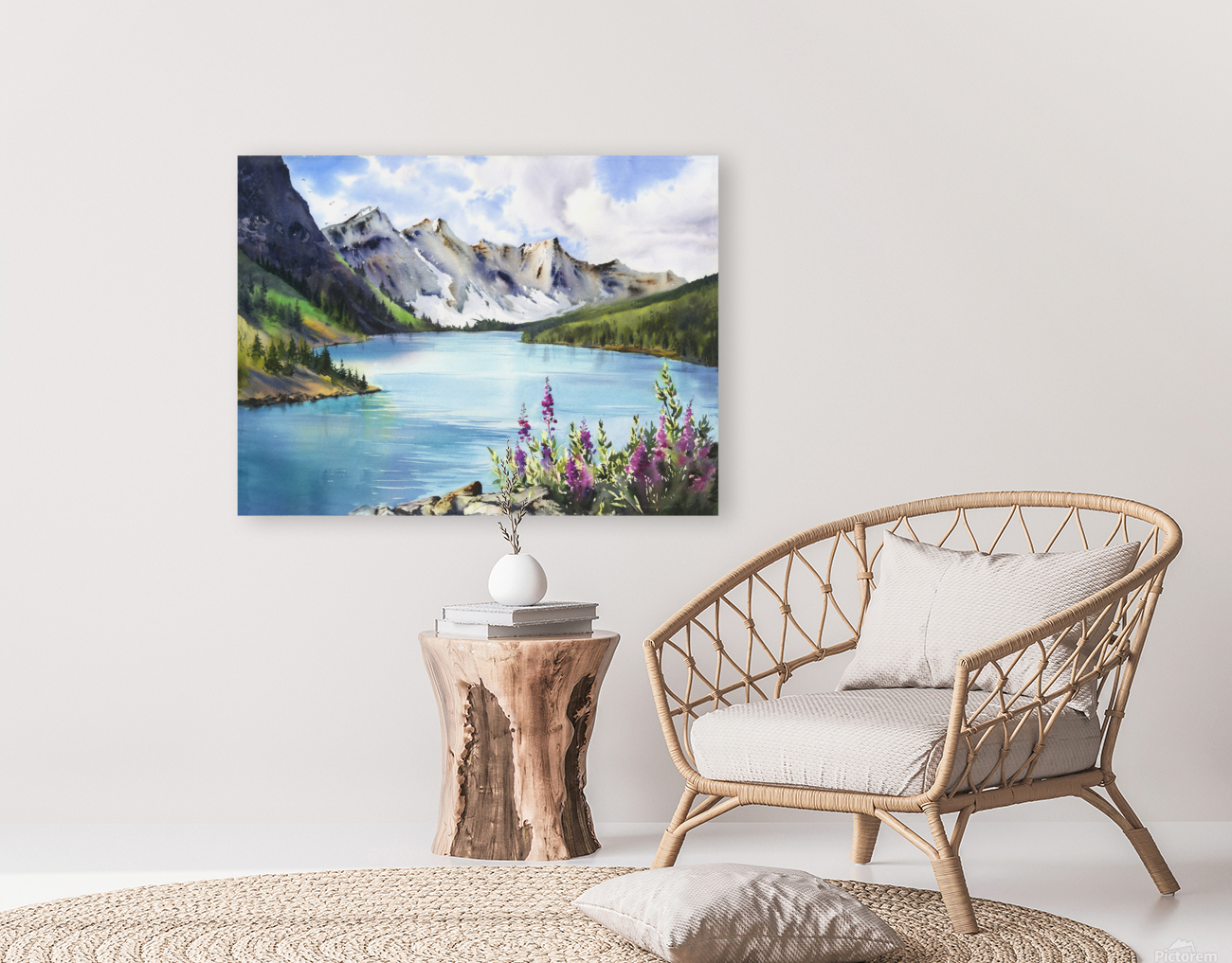 Turquoise lake 1 Reproduction