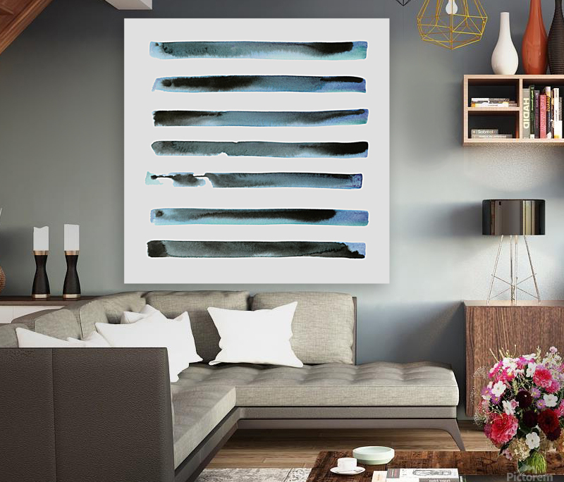 Abstract sea stripe Reproduction