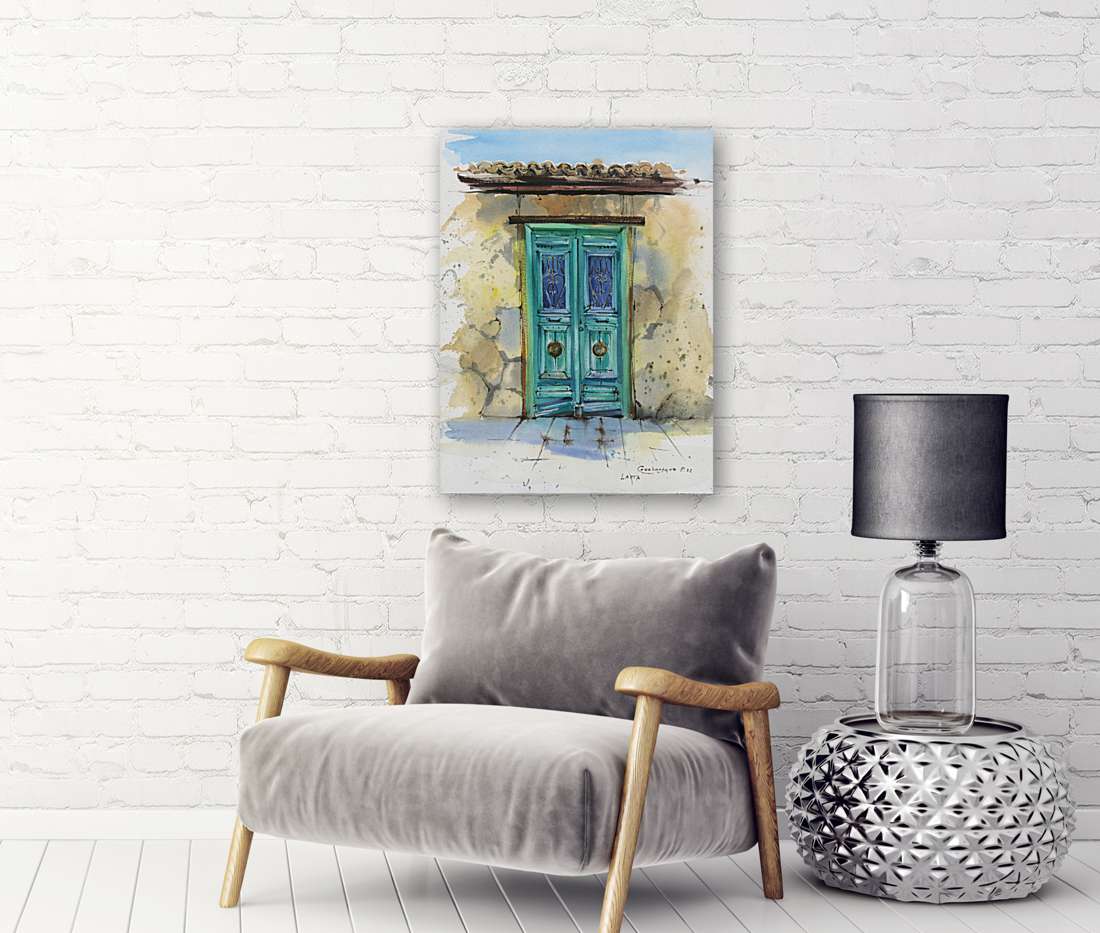 Green door Reproduction