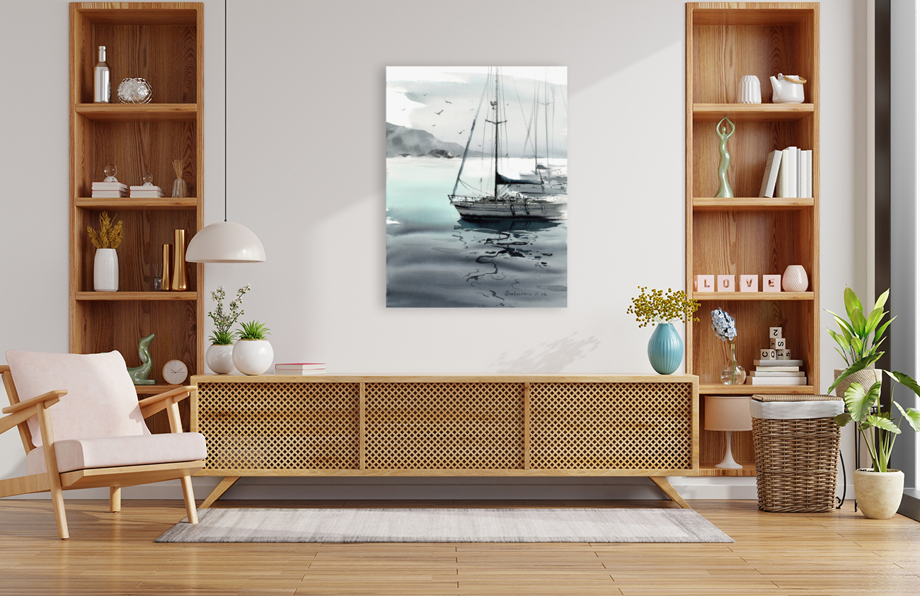 Monochrome yachts  1 Reproduction