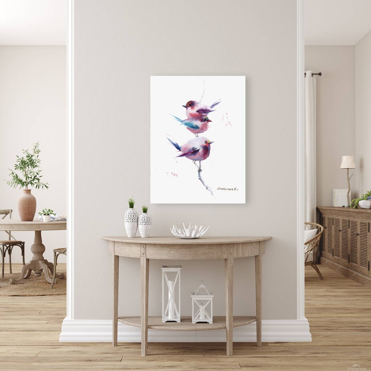 Pink Birds Reproduction